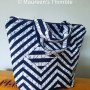 Projectbag blauw africa